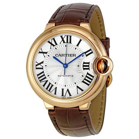 cartier watch brown leather|cartier watch leather strap price.